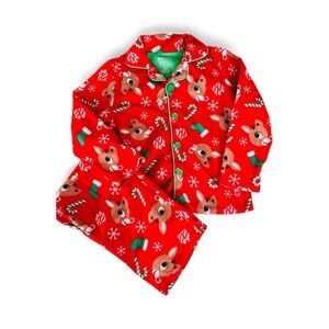 Rudolph the Red Nosed Reindeer Pajamas – Size XS (4/5) – Christmas PJ